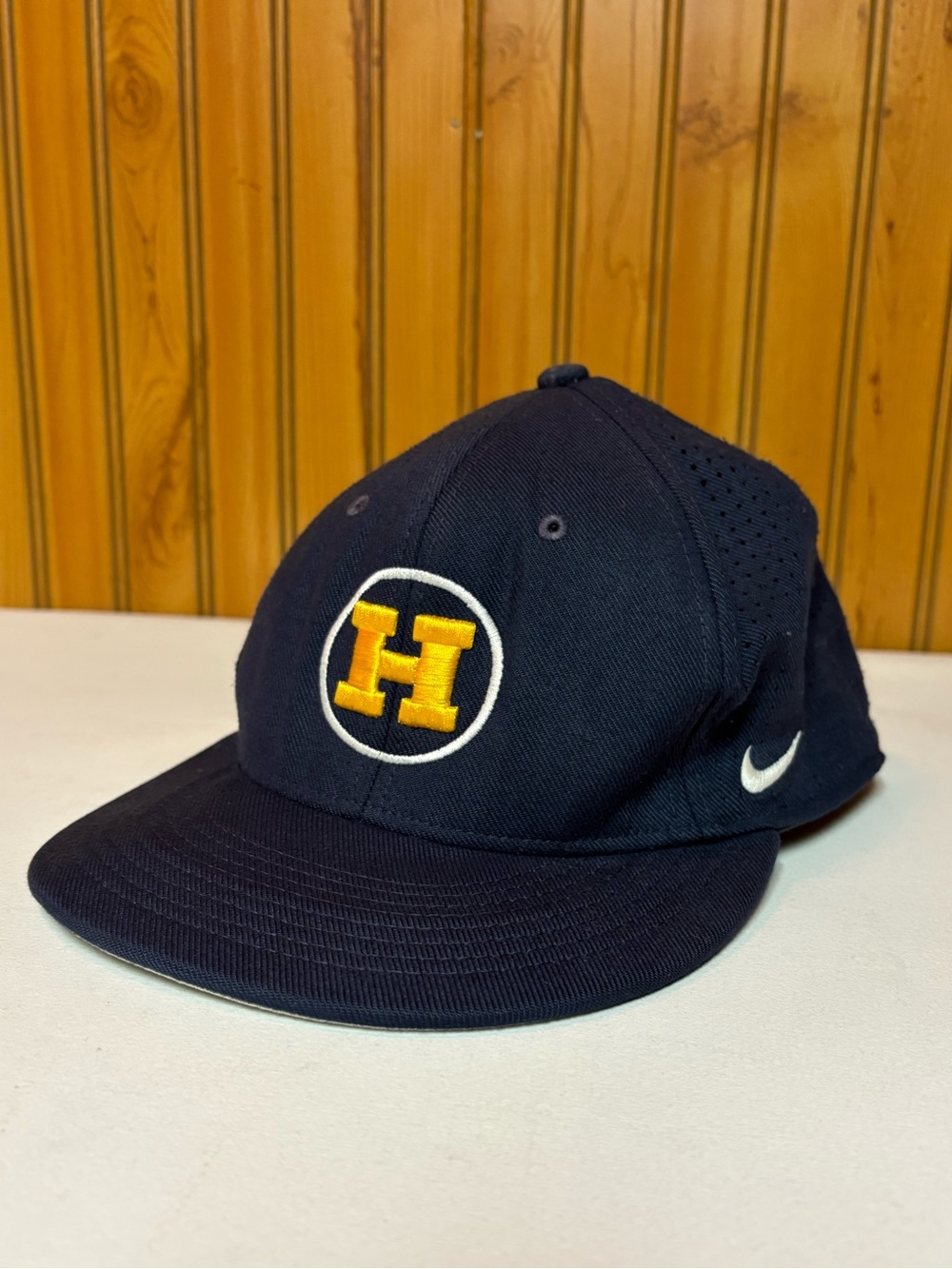 Nike Navy Baseball Cap with Yellow H Patch